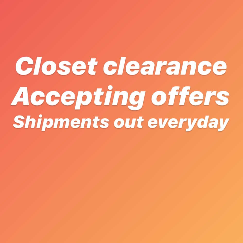 Clearing out Multiple closets - buy, bundle, offer